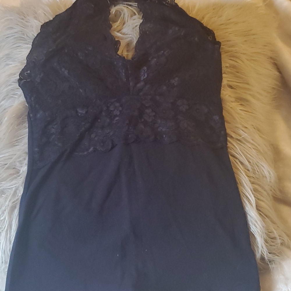 Zenana Lace Halter